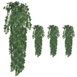 Gossi tufisuri de iedera artificiala, 4 buc., verde, 90 cm