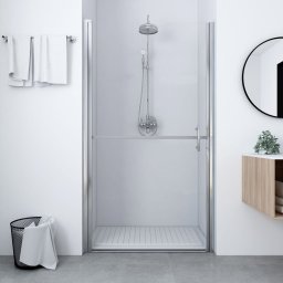 Gossi usa de dus, negru, 81 x 195 cm, sticla securizata
