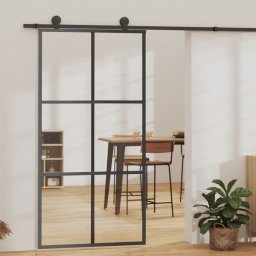 Gossi usa glisanta cu set feronerie, 102x205 cm, sticla esg/aluminiu