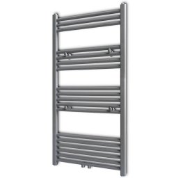 Radiator port-prosop incalzire centrala baie, drept, gri, 600x1160 mm