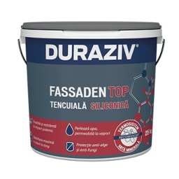 Tencuiala Decorativa Siliconica Tds Structurata (Scoarta De Copac), Duraziv Fassaden Top Tds, 25Kg / Palet 16 Bucati