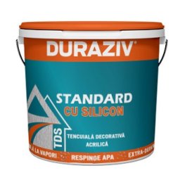 Tencuiala Decorativa Structurata (Scoarta De Copac), Duraziv Standard Cu Silicon Tds, 25Kg / Palet 16 Bucati