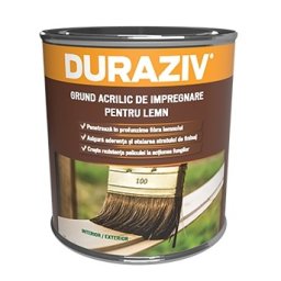 Grund Acrilic De Impregnare Pentru Lemn, Duraziv 2.5L / Bax 6 Cutii