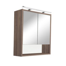 Dulap suspendat cu oglindă Luna 60, ulm Rauna