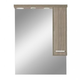 Dulap suspendat cu oglindă Nerva 75 cm, ulm Rauna