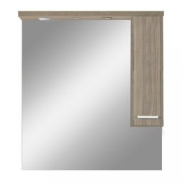 Dulap suspendat cu oglindă Nerva 85 cm, ulm Rauna