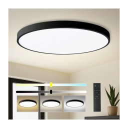 Brilagi - Lampă LED reglabilă pentru piscină POOL SMART, 180 W, 230 V, Ø 120 cm, Wi-Fi Tuya, negru + telecomandă