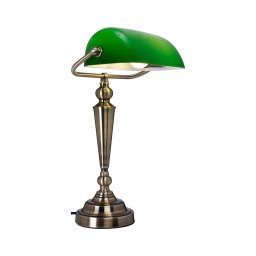 Lampă de birou THE BANKER Cottex B1019AGR 1xE27/60W/230V