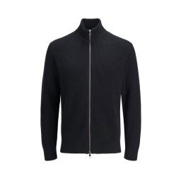 JACK & JONES Jachetă Jjeperfect Knit Zip 12279409 C-N10 black