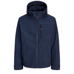JACK & JONES Geacă Jjthatcher Softshell Hood 12279288 19-3922 TCX sky captain