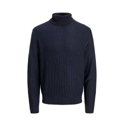 JACK & JONES Tricotat Jjroy Knit Roll Neck 12279279 19-3922 TCX sky captain