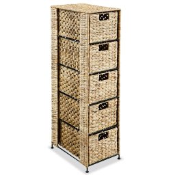 Unitate de depozitare cu 5 cosuri 25,5x37x100 cm zambila de apa GartenMobel Dekor