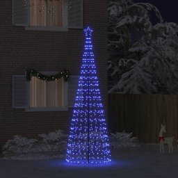 Brad de Craciun LED cu 800 LED albastru 400 cm Fier GartenMobel Dekor