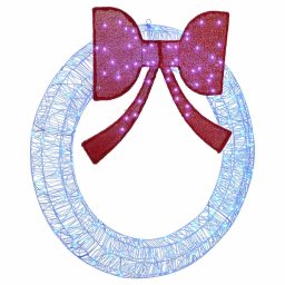 Coroana cu lumini cu banda LED albastru 120 cm Acril GartenMobel Dekor