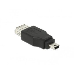 Adaptor mini USB la USB 2.0 T-M OTG, Delock 65399