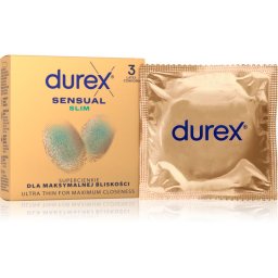 Durex Sensual Slim prezervative 3 buc