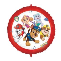 Paw Patrol: Balon folie cu model Echipa veselă - 45 cm