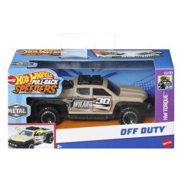 HOT WHEELS MASINUTA METALICA CU SISTEM PULL BACK OFF DUTY SCARA 1:43