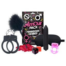 Amour Pack Together - set pentru începători cu vibrator - 7 piese
