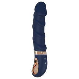 Goddess Belenos - vibrator pentru punctul G cu încălzire - albastru