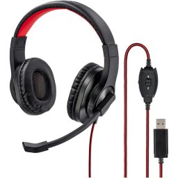 Casti HS-USB400 PC Office Headset, Stereo, Negru