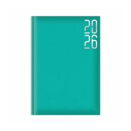 Agenda A5 datata zilnic, Arti Best, hartie offset alb, coperta turcoaz