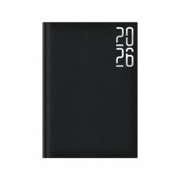 Agenda A5 datata zilnic, Arti Best, hartie offset alb, coperta negru