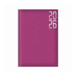 Agenda A5 datata zilnic, Arti Best, hartie offset alb, coperta fucsia