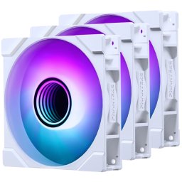 PHANTEKS M25G2-120 D-RGB 3 bucăţi set alb