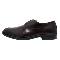 Pantofi barbati, Silesco, 140-SL-Maro, elegant, piele naturala, cu toc, maro (Marime: 41)