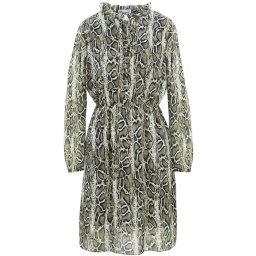Sexy airy animal print dress