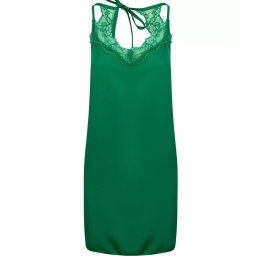 Pri Lingerie satin lace mini dress
