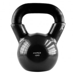 Gantera kettlebell HMS KNV 12 KG, Negru