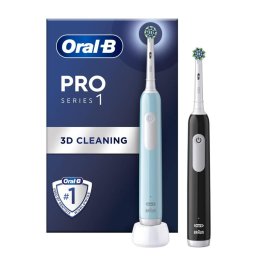 Oral-B Pro1, Autonomie 48 de minute, 8.800 de miscari/min, Negru/Albastru