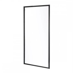 Perete de duș în dimensiune 90x185 cm negru