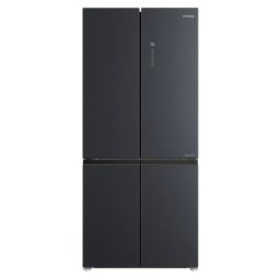 Frigider side by side Toshiba GR-RF677WI-PMJ(06), 4 usi, 515L, clasa E, NoFrost, System PureAir, Moisture Zone, Flexible Zone, Origin Inverter, Wi-fi Control, Display Exterior, design Morandi Grey