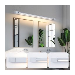 Brilagi-LED Oglindă de baie iluminată AQUA LINE LED/36W/230V 120 cm IP44 crom mat
