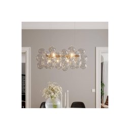 ByRydens 4200880-6509 - Candelabru suspendat pe cablu GROSS BAR 8xG9/8W/230V transparent