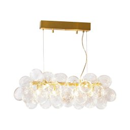 ByRydens 4200880-6509 - Lustră suspendată pe cablu GROSS BAR 8xG9/4W/230V transparentă