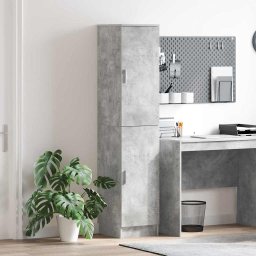 Rafturi Gri beton 35 x 39 x 168 cm Lemn compozit GartenMobel Dekor