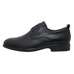Pantofi barbati, Otter, E6E670004A-01-N-Negru, elegant, piele naturala, cu toc, negru (Marime: 40)