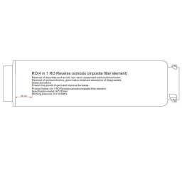 Filtru combinat de schimb pentru ELIXIR Go - Dispenser pentru purificarea, încălzirea, răcirea și apa carbogazoasă cu filtrare în mai multe etape