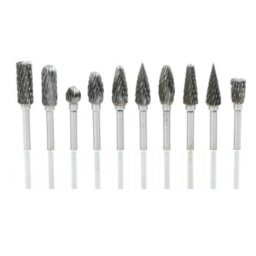 Set 10 Freze de Carbura MICI 3-4 MM pentru Metal