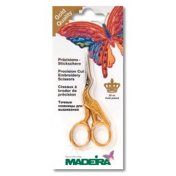 Foarfeca broderie in forma de barza Madeira 9479