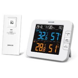 Stație Termo-Higro Inteligentă Multicanal Wi-Fi, Aplicație Sencor HOME / Tuya, Senzor Elvețian Sensirion, 868 MHz
