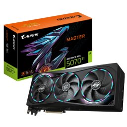 Placa video Aorus GeForce RTX 5070 Ti Master 16G, 16384 MB GDDR7
