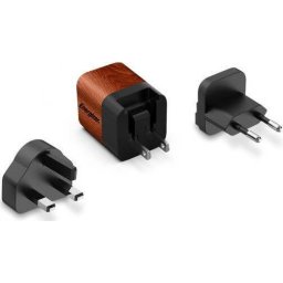 Incarcator de retea GaN USB-C PD fast charge 20W Maro