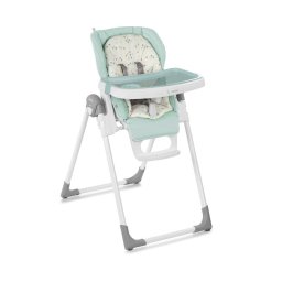 Scaun de masa si Balansoar Jane Mila 2 in 1 Transformabil Multifunctional cu husa din imitatie piele 0 luni+ Iris