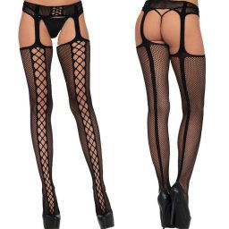 Ciorapi Suspender Lace, Leg Avenue, S-L#