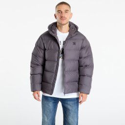 Jachetă adidas Tonal Hooded Puffer Jacket Grey Strata/ Print